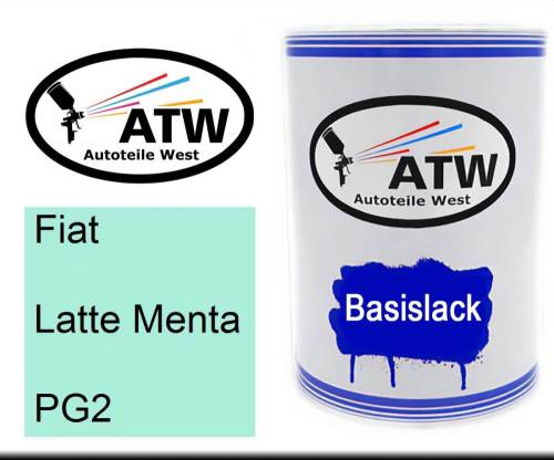 Fiat, Latte Menta, PG2: 500ml Lackdose, von ATW Autoteile West.